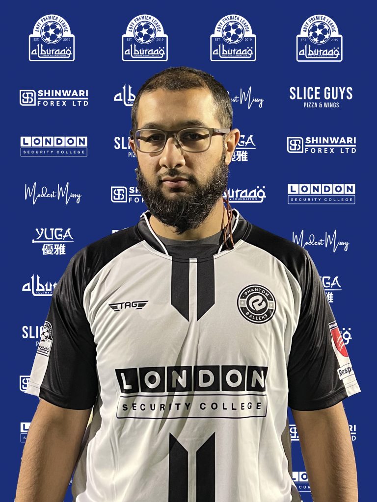 Al Buraaq Youth Foundation - Al Buraaq - ABYF Premier League - Season 4 - Phantom ballers - Faizan